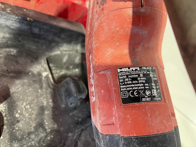 Hilti - te 7-c 01 - elektrische boorhamer - afbeelding 3 van  3
