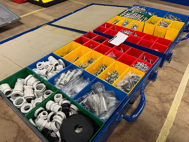 Hilti - te 7, te drs-m - schroeven, bouten, moeren in sortimo metalen assortimentskist (2x) - afbeelding 1 van  5