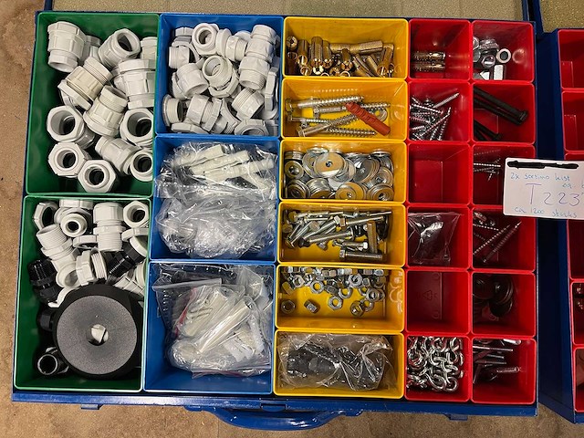 Hilti - te 7, te drs-m - schroeven, bouten, moeren in sortimo metalen assortimentskist (2x) - afbeelding 2 van  5