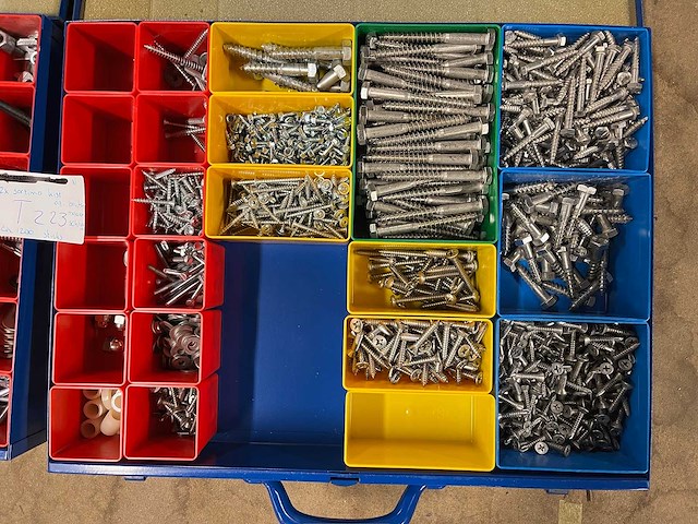 Hilti - te 7, te drs-m - schroeven, bouten, moeren in sortimo metalen assortimentskist (2x) - afbeelding 3 van  5