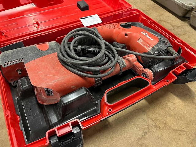 Hilti - te 7, te drs-m - sds plus boorhamer met snoer en stofafzuiging in koffer - afbeelding 2 van  3