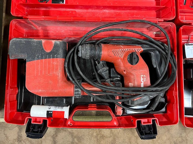 Hilti - te 7, te drs-m - sds plus boorhamer met snoer met stofafzuiging in koffer (2x) - afbeelding 3 van  4