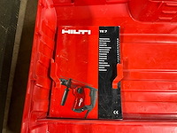 Hilti - te 7, te drs-m - sds plus boorhamer met snoer met stofafzuiging in koffer (2x) - afbeelding 4 van  4