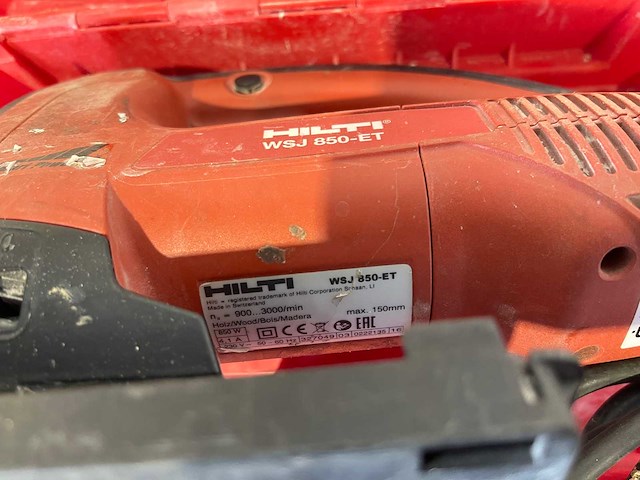Hilti - wsj 850-et - elektrische decoupeerzaag - afbeelding 3 van  3
