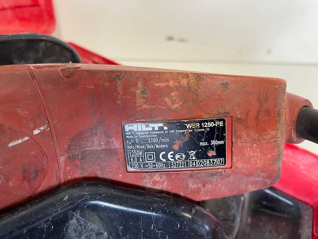 Hilti - wsr 1250-pe - elektrische reciprozaag - afbeelding 3 van  3