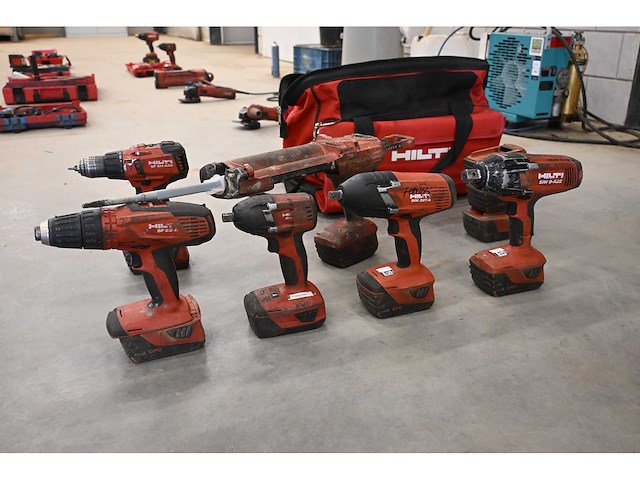 Hilti 10-delige elektrische en accu gereedschap set - afbeelding 1 van  10