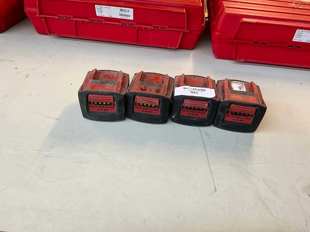 Hilti accu (4x) - afbeelding 2 van  2