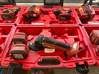 Hilti accu gereedschapset b.u.: haakse slijper, boormachine en bouwlamp in koffer - afbeelding 2 van  4