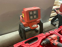 Hilti accu gereedschapset b.u.: haakse slijper, boormachine en bouwlamp in koffer - afbeelding 4 van  4