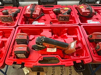 Hilti accu gereedschapset b.u.: haakse slijper, boormachine en bouwlamp in koffer - afbeelding 2 van  4