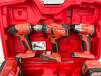 Hilti accu gereedschapset - afbeelding 1 van  2
