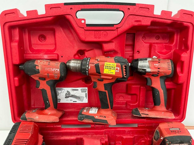Hilti accu gereedschapset - afbeelding 1 van  4