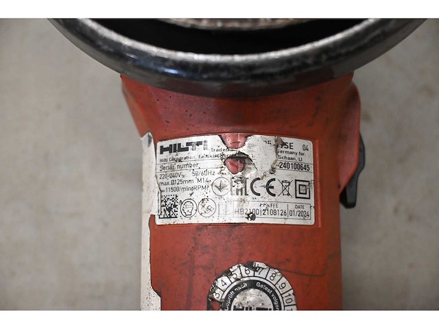 Hilti ag 125-19se haakse slijpmachine - afbeelding 2 van  2