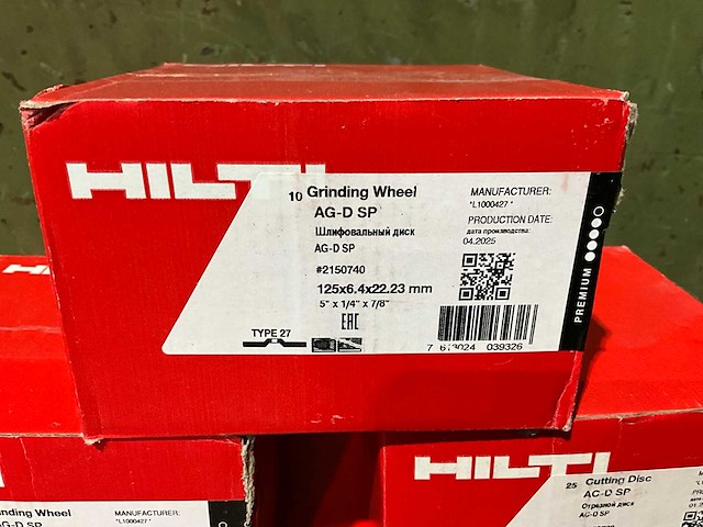 Hilti ag-d sp metaaldoorslijpschijven (60x) - afbeelding 3 van  4