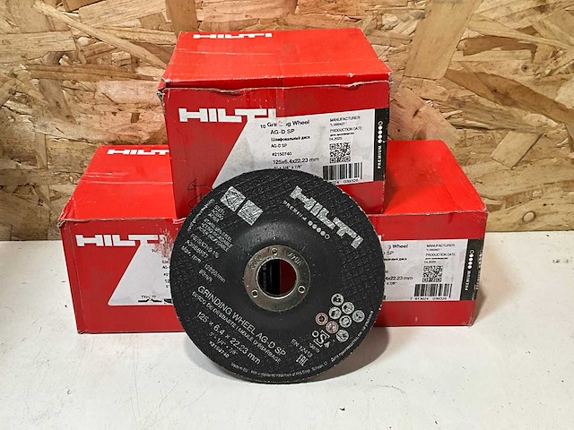 Hilti ag-d sp slijpschijf 125x6x22,23mm (40x) - afbeelding 1 van  3