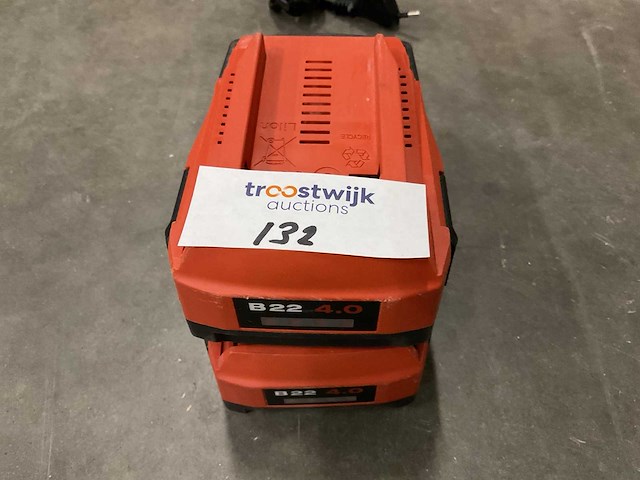 Hilti b22 4.0 accu (2x) - afbeelding 1 van  2