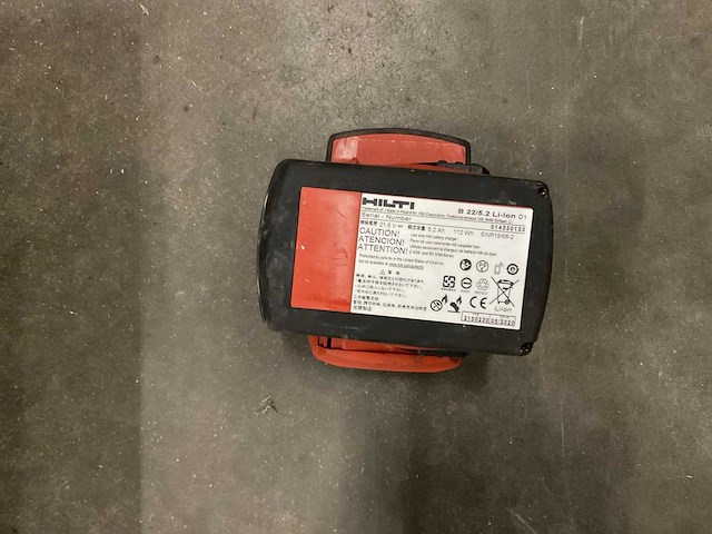 Hilti b22 4.0 + b22 5.2 accu (2x) - afbeelding 2 van  2