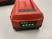 Hilti b22 4.0 + c4/36-350 accu + lader - afbeelding 3 van  3