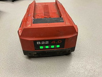 Hilti b22 4.0 + c4/36-350 accu + lader - afbeelding 2 van  3