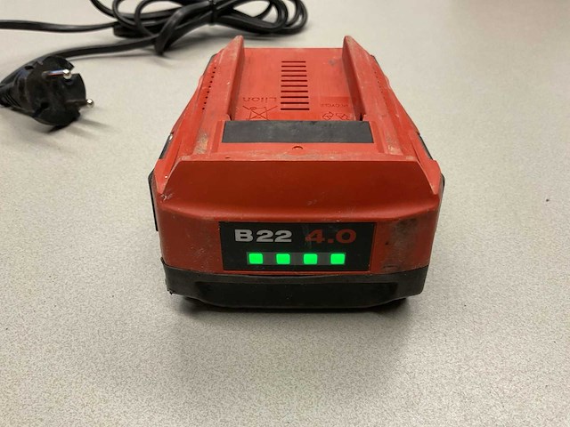 Hilti b22 4.0 + c4/36-350 accu + lader - afbeelding 3 van  3