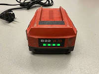 Hilti b22 4.0 + c4/36-350 accu + lader - afbeelding 3 van  3