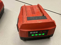 Hilti b22 4.0 + c4/36-350 accu + lader - afbeelding 2 van  3