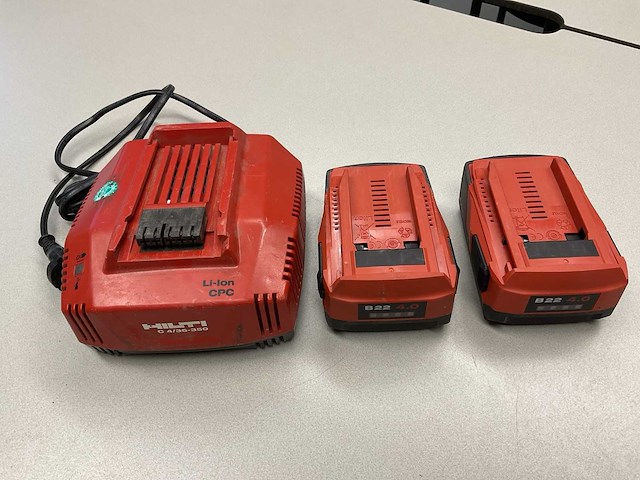 Hilti b22 4.0 + c4/36-350 accu + lader - afbeelding 1 van  2