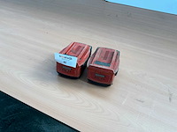 Hilti b22 52 amp accu (2x) - afbeelding 1 van  1