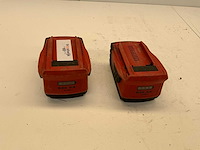Hilti b22-5,2 amp li-ion accu (2x) - afbeelding 1 van  2