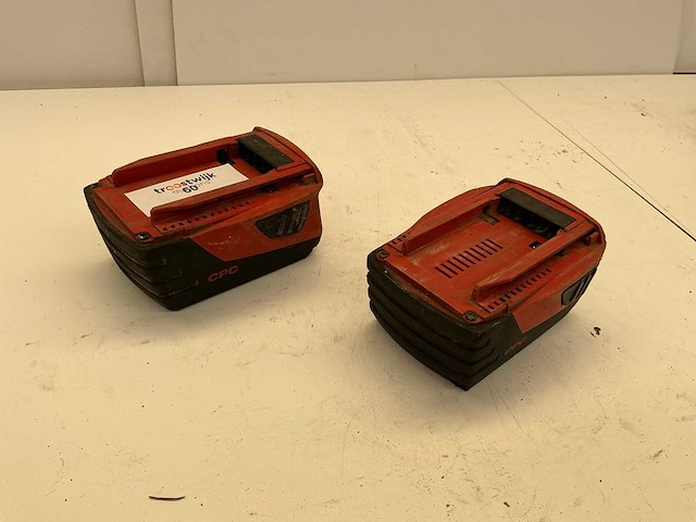 Hilti b22-5,2 amp li-ion accu (2x) - afbeelding 2 van  2