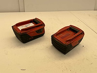 Hilti b22-5,2 amp li-ion accu (2x) - afbeelding 2 van  2