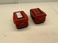 Hilti b22-5,2 amp li-ion accu (2x) - afbeelding 1 van  4