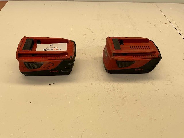 Hilti b22-5,2 amp li-ion accu (2x) - afbeelding 2 van  4