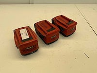 Hilti b22-5,2 amp li-ion accu (3x)