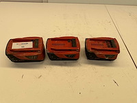 Hilti b22-5,2 amp li-ion accu (3x) - afbeelding 2 van  4