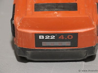 Hilti b22/4.0 li-ion accu, 21.6v - afbeelding 2 van  3