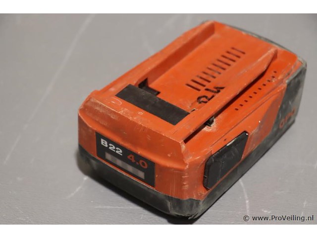 Hilti b22/4.0 li-ion accu, 21.6v - afbeelding 1 van  3