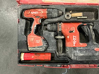 Hilti boorhamer & boormachine met koffer en acculader - afbeelding 2 van  5