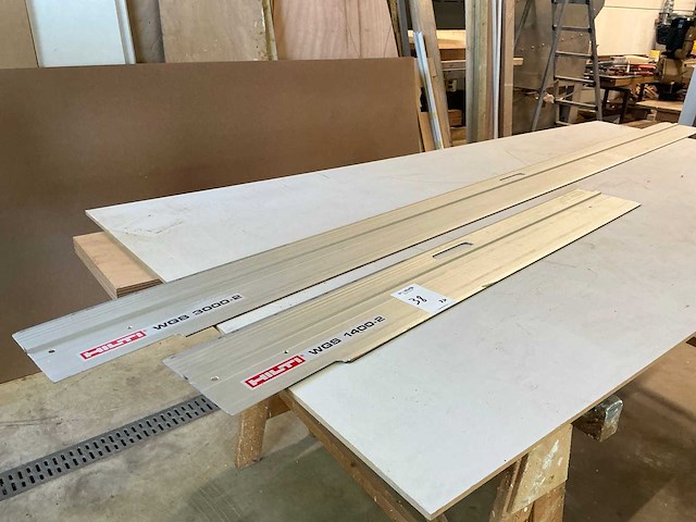 Hilti cirkelzaagmachine geleidingsrail (2x) - afbeelding 1 van  4