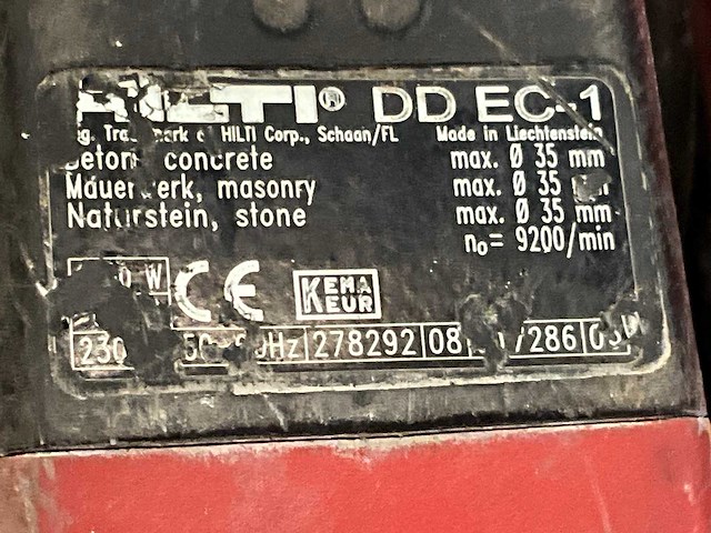 Hilti dd ec-1 diamantboormachine - afbeelding 4 van  4