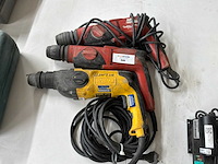 Hilti / dewalt boormachine (3x) - afbeelding 1 van  2