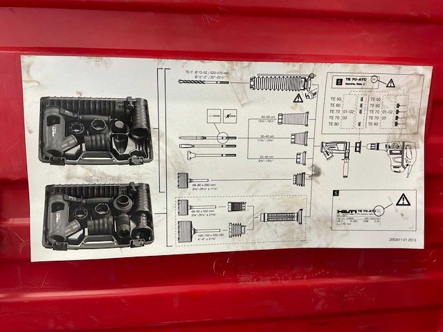 Hilti drs-y stofafzuigset voor de te 70-atc - afbeelding 2 van  2