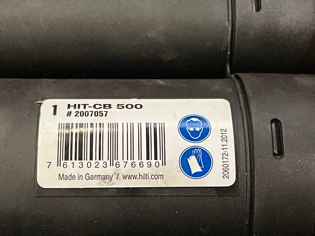 Hilti dx 5 / hdm 500 kruitschiethamer en handmatige kitspuit - afbeelding 5 van  6