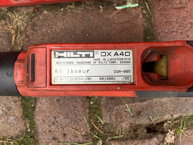 Hilti dx a40 kruitshiethamer - afbeelding 5 van  5