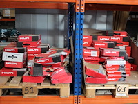Hilti gasnagels op 3 pallets w.o. 51 x 2,8, 63 x 2,8 en 80 x 2,8 mm. ruim 75 dozen. - afbeelding 1 van  3