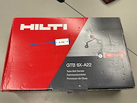 Hilti gtb 6x-a22 buisbandslijper - afbeelding 3 van  3
