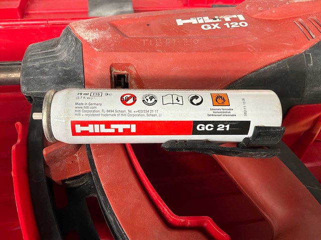Hilti gx 120 gas aangedreven nagelpistool - afbeelding 6 van  6