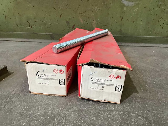 Hilti has m24x210mm ankerstang (10x) - afbeelding 1 van  6