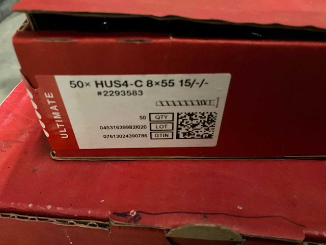 Hilti hus4-c8 betonnen skroefanker (20x) - afbeelding 2 van  3