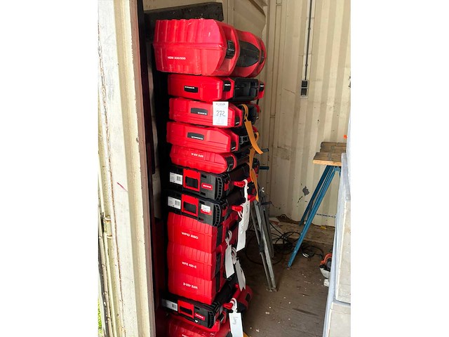 Hilti / milwaukee gereedschapskoffer (13x) - afbeelding 2 van  2